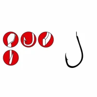 Carlige Gamakatsu 3340n 25buc/plic Nr 6 Carlige Gamakatsu 3340n 25buc/plic Nr 6