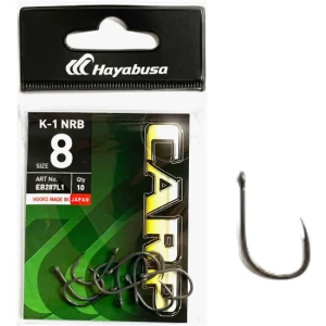 Carlige HAYABUSA K1 Noreflect Nr.8, 10buc/pac