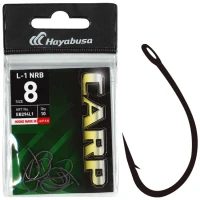 Carlige HAYABUSA L1 Nonreflective Black, Nr.6, 10buc/pac
