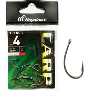 Carlige HAYABUSA L1 Noreflect Nr.6, 10buc/pac