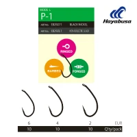Carlige Hayabusa P1 Teflonate Nr.6, 10buc/pac