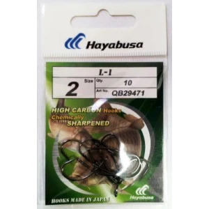Carlige Hayabusa Teflonate NRB L-1, Nr.4, 10buc/plic Carlige Hayabusa Teflonate NRB L-1, Nr.4, 10buc/plic
