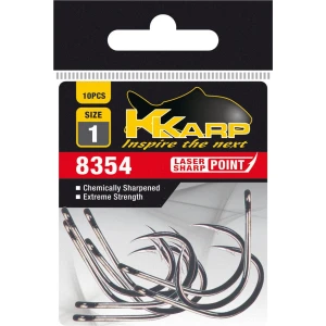 Carlige K-KARP Straight, Nr.1/0, 10buc/pac