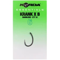 Carlige KORDA Essentials Krank X Barbless, Nr.8, 10buc/pac