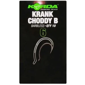 Carlige KORDA Krank Choddy Barbless, Nr.10, 10buc/pac Carlige KORDA Krank Choddy Barbless, Nr.10, 10buc/pac