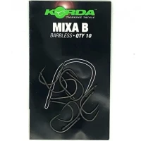 Carlige KORDA Mixa, Barbless, Nr.8, 10buc/pac