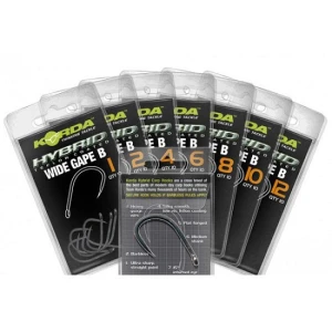 Carlige KORDA WIDE GAPE BARBLESS NR.8 10BUC/PLIC  Carlige KORDA WIDE GAPE BARBLESS NR.8 10BUC/PLIC