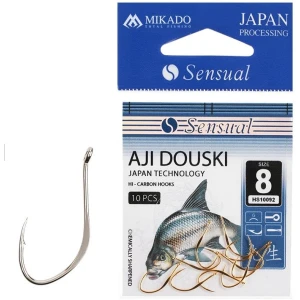 Carlige MIKADO Sensual Aji Douski W/Ring, Nr.12, 10buc/pac
