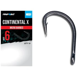 Carlige NASH Continental X Size 4, 10buc/pac