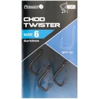 Carlige NASH Twister Chod Barbless, Size 4, 10buc/plic