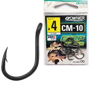 Carlige OWNER CM-10 Carp Master Zigrig Magic Fusso, Nr.4, 8buc/pac