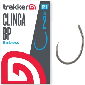 Carlige Trakker Clinga BP Hooks Barbless, Nr.8, 10buc/pac Carlige Trakker Clinga BP Hooks Barbless, Nr.8, 10buc/pac