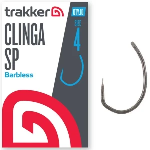Carlige Trakker Clinga SP Hooks Barbless, Nr.4, 10buc/pac Carlige Trakker Clinga SP Hooks Barbless, Nr.4, 10buc/pac