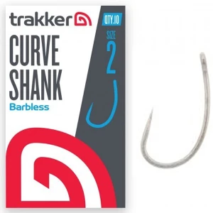 Carlige Trakker Curve Shank Hooks Barbless, Nr.6, 10buc/pac Carlige Trakker Curve Shank Hooks Barbless, Nr.6, 10buc/pac