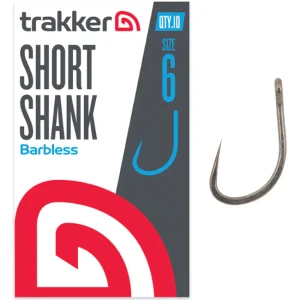 Carlige Trakker Short Shank Hooks Barbless, Nr.8, 10buc/pac Carlige Trakker Short Shank Hooks Barbless, Nr.8, 10buc/pac