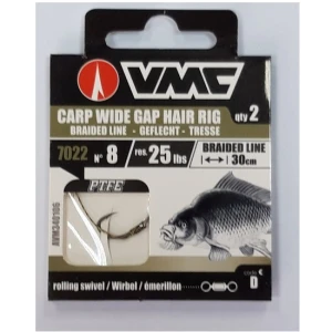 Carlige VMC legate 7022 Nr.8 2buc/plic