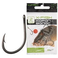 Carlige X-fish Hair Rig Hooks, Nr.6, 8buc/pac
