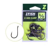 Carlige Zfish Hooks Carp Hooks Z-569-Hook size, 1