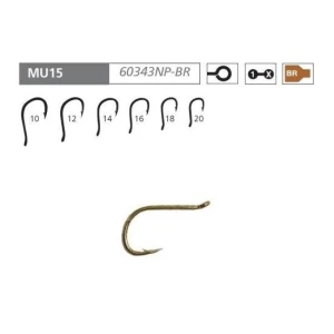 CARLIG MUSTAD FEEDER CU OCHET MU15 BR  Nr.12