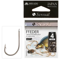 Carlige Mikado Sensual Feeder 9109 Gold Nr.6 10buc/plic Carlige Mikado Sensual Feeder 9109 Gold Nr.6 10buc/plic
