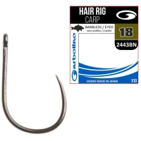 Carlig Garbolino Hair Rig Carp 2443 Barbless, Nr. 12, 10buc/pac