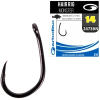 Carlig Garbolino Hair Rig Monster 2473 Barbless, Nr.10, 10buc/pac