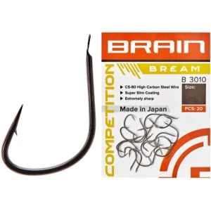 Carlige BRAIN Bream B3010 Hooks, Nr.8, 20buc/pac