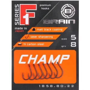 Carlige BRAIN F1 Champ Hooks, Nr.6, 10buc/pac