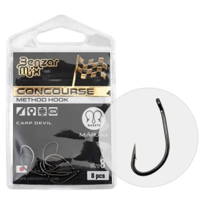 Carlige Benzar Concourse Method Carp Devil Nr.14, 8buc/plic Carlige Benzar Concourse Method Carp Devil Nr.14, 8buc/plic