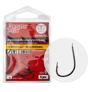 Carlige Benzar Feeder Universal Nr.14, 10buc/plic Carlige Benzar Feeder Universal Nr.14, 10buc/plic