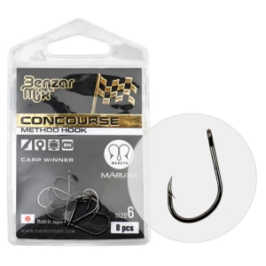 Carlige Benzar Mix Concourse Method Carp Winner Nr.12, 8buc/plic Carlige Benzar Mix Concourse Method Carp Winner Nr.12, 8buc/plic