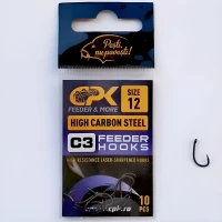 Carlige Cpk C3 Feeder Hooks, Nr.14, 10buc/pac Carlige Cpk C3 Feeder Hooks, Nr.14, 10buc/pac