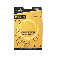 Carlige Feeder Claumar Clm-1 Micro Barbed Teflon Technology 10buc/plic Nr 14 Carlige Feeder Claumar Clm-1 Micro Barbed Teflon Technology 10buc/plic Nr 14