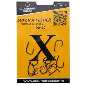 Carlige Feeder Claumar Super X  Nr 8 10Buc/Plic 