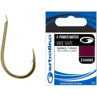 Carlige Garbolino X-power Match Wide Gape 2340bz, Nr.8, 15buc/plic Carlige Garbolino X-power Match Wide Gape 2340bz, Nr.8, 15buc/plic