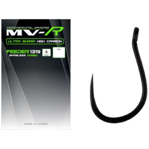 Carlige MAVER MV-R 1319 Feeder Eyed Barbless, Nr.16, 20buc/pac Carlige MAVER MV-R 1319 Feeder Eyed Barbless, Nr.16, 20buc/pac