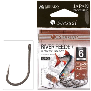 Carlige Mikado Sensual River Feeder DB Nr.10 10buc/plic Carlige Mikado Sensual River Feeder DB Nr.10 10buc/plic