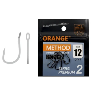 Carlige Orange Method PTFE Coated Premium Series 2, Nr.16, 8buc/pac Carlige Orange Method PTFE Coated Premium Series 2, Nr.16, 8buc/pac