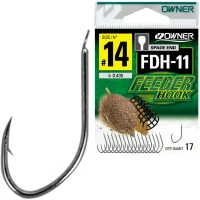 Carlige Owner FDH-11 TK Koaji Black Chrome, Nr.14, 17buc/pac Carlige Owner FDH-11 TK Koaji Black Chrome, Nr.14, 17buc/pac