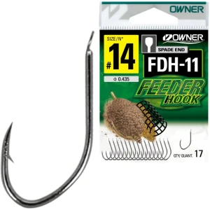 Carlige Owner FDH-11 TK Koaji Black Chrome, Nr.16, 17buc/pac Carlige Owner FDH-11 TK Koaji Black Chrome, Nr.16, 17buc/pac