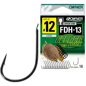 Carlige Owner FDH-13 Keiryu Black Chrome, Nr.14, 17buc/pac Carlige Owner FDH-13 Keiryu Black Chrome, Nr.14, 17buc/pac