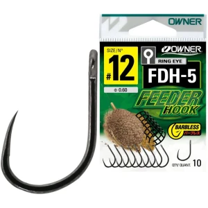 Carlige Owner FDH-5 Barbless Iseama WEye Black Chrome, Nr.14, 10buc/pac Carlige Owner FDH-5 Barbless Iseama WEye Black Chrome, Nr.14, 10buc/pac