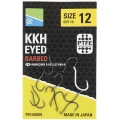 Carlige Preston KKH Barbed Hooks Eyed , Nr.14, 10buc/plic Carlige Preston KKH Barbed Hooks Eyed , Nr.14, 10buc/plic