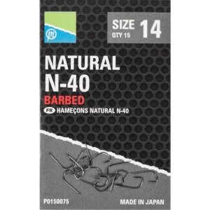 Carlige Preston Natural N-40, Nr.16, 10buc/plic