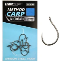 Carlige Team Feeder By Dome Method Carp Microbarb, Nr.10, 10buc/pac