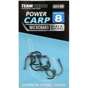 Carlige Team Feeder By Dome Power Carp Microbarb, Nr.6, 10buc/pac