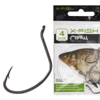 Carlige X-fish Bream Trophy Hooks Nr.6, 8buc/pac
