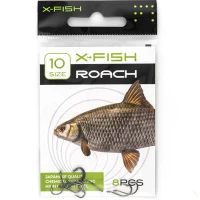 Carlige X-FISH Roach Hooks Nr.12, 8buc/pac