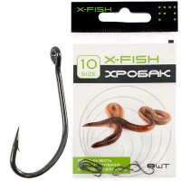 Carlige X-fish Worm Hooks Nr.12, 8buc/pac