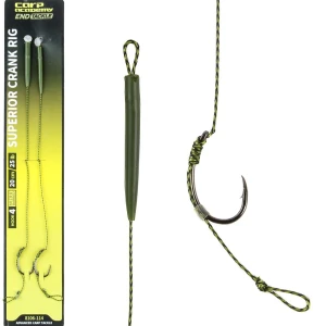 Carlige Legate CARP ACADEMY Crank Rig, Nr.4, 2buc/pac